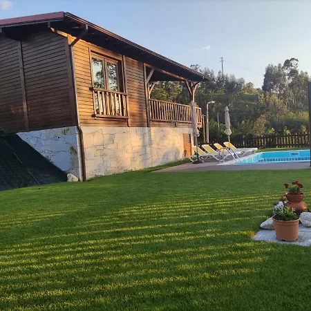 Шале Quinta Da Resteva-chale Do Ribeiro Виейра-ду-Минью